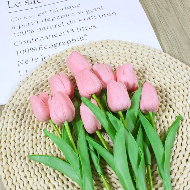 Artificial Tulip - 10 Pink Bundle