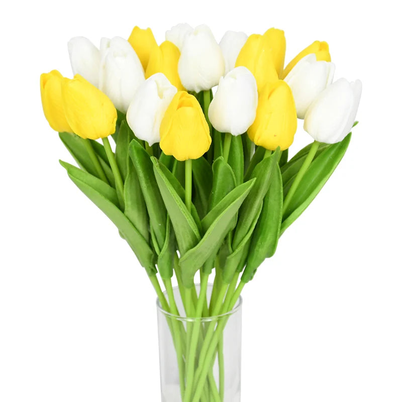 Artificial Tulip - 10 Yellow Bundle