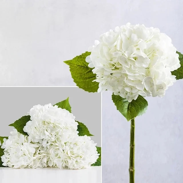 Artificial Hydrangea - White