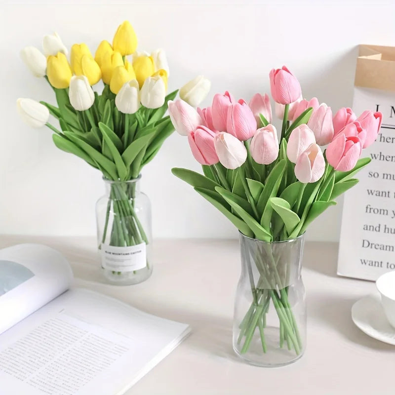 Artificial Tulip - 10 Pink Bundle