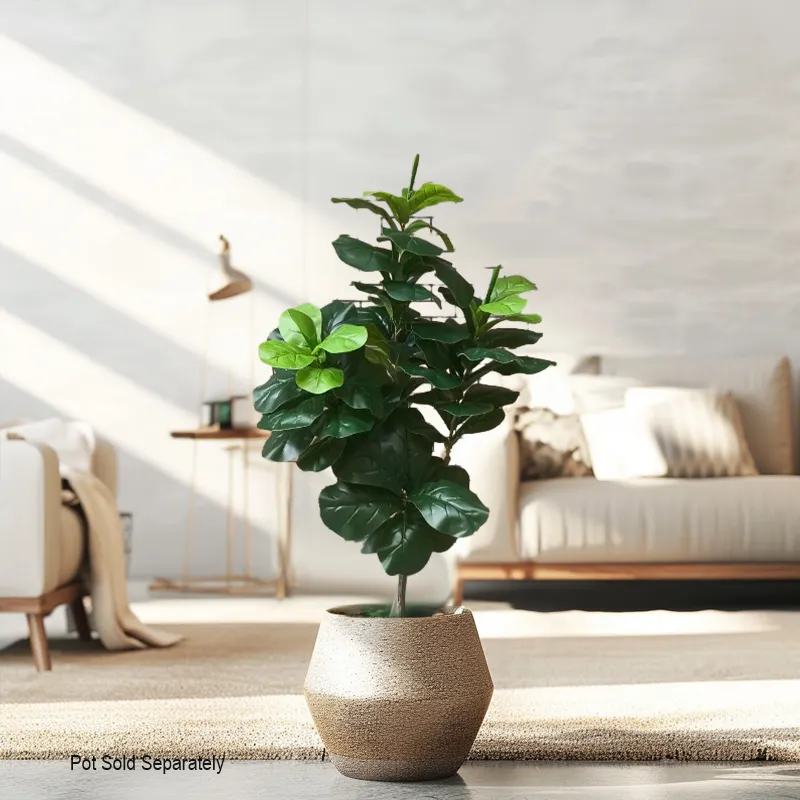 4 ft Artificial Fiddle Leaf Tree - 48 inches