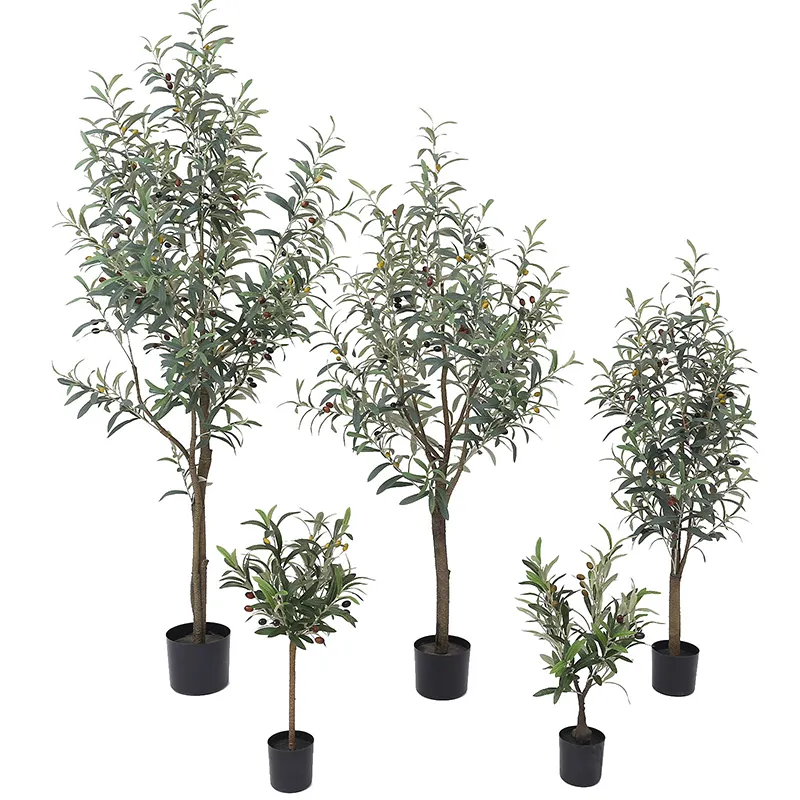 6 ft Artificial Olive Tree - 72 inches